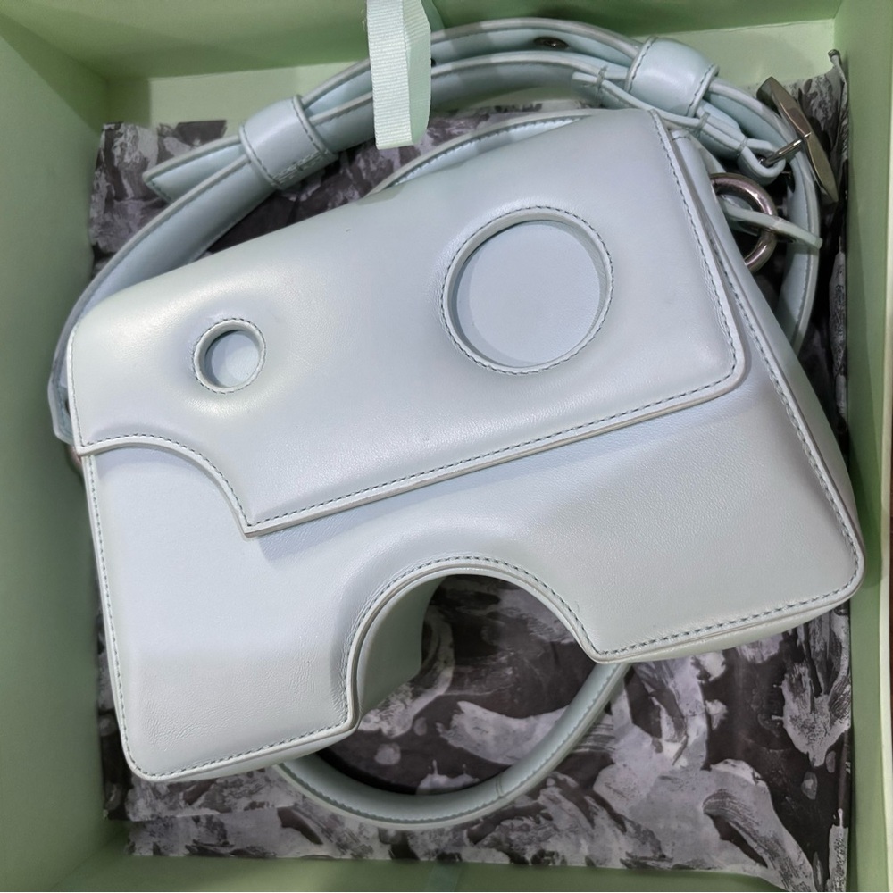 Off-White Light Blue Crossbody Bag